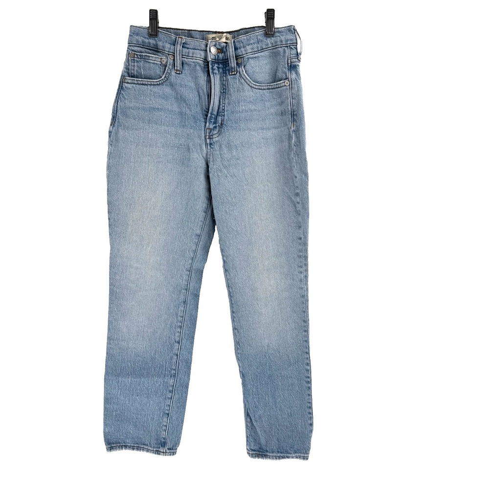 Madewell The‎ Perfect Vintage Jeans Women's 25P High Rise Light Wash Stretch Mom